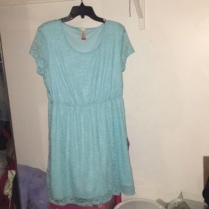 Baby blue dress